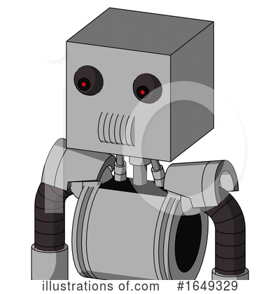 Royalty-Free (RF) Robot Clipart Illustration by Leo Blanchette - Stock Sample #1649329