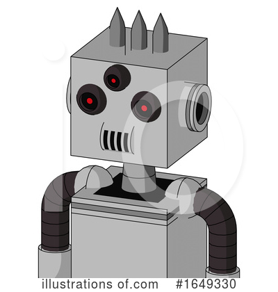 Royalty-Free (RF) Robot Clipart Illustration by Leo Blanchette - Stock Sample #1649330