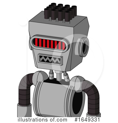 Royalty-Free (RF) Robot Clipart Illustration by Leo Blanchette - Stock Sample #1649331