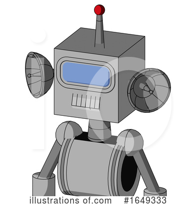 Royalty-Free (RF) Robot Clipart Illustration by Leo Blanchette - Stock Sample #1649333