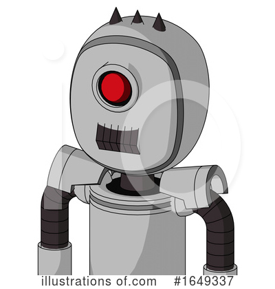 Royalty-Free (RF) Robot Clipart Illustration by Leo Blanchette - Stock Sample #1649337