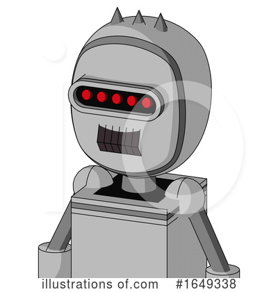 Royalty-Free (RF) Robot Clipart Illustration by Leo Blanchette - Stock Sample #1649338