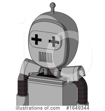 Royalty-Free (RF) Robot Clipart Illustration by Leo Blanchette - Stock Sample #1649344