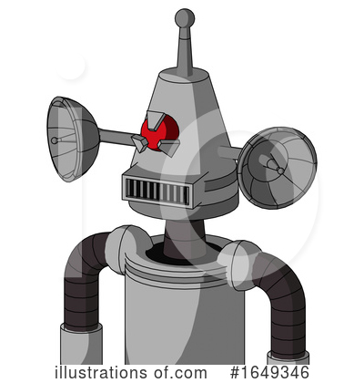 Royalty-Free (RF) Robot Clipart Illustration by Leo Blanchette - Stock Sample #1649346