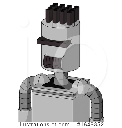 Royalty-Free (RF) Robot Clipart Illustration by Leo Blanchette - Stock Sample #1649352