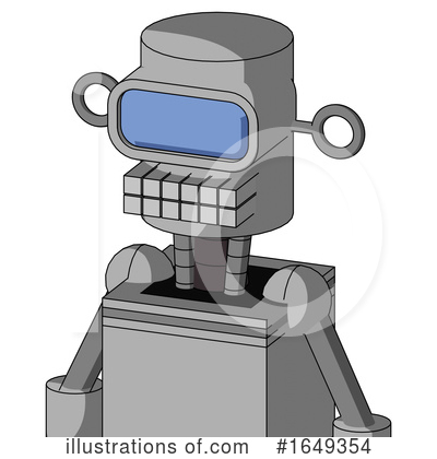 Royalty-Free (RF) Robot Clipart Illustration by Leo Blanchette - Stock Sample #1649354
