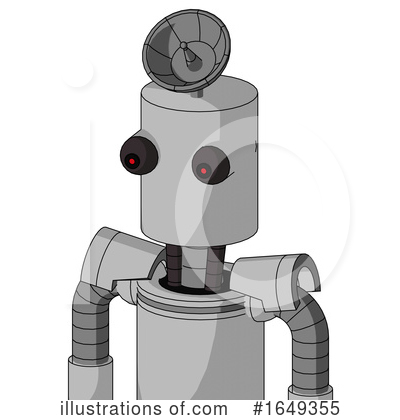 Royalty-Free (RF) Robot Clipart Illustration by Leo Blanchette - Stock Sample #1649355