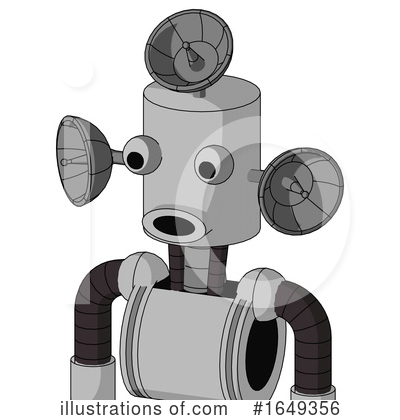 Royalty-Free (RF) Robot Clipart Illustration by Leo Blanchette - Stock Sample #1649356