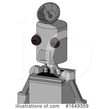 Royalty-Free (RF) Robot Clipart Illustration by Leo Blanchette - Stock Sample #1649359