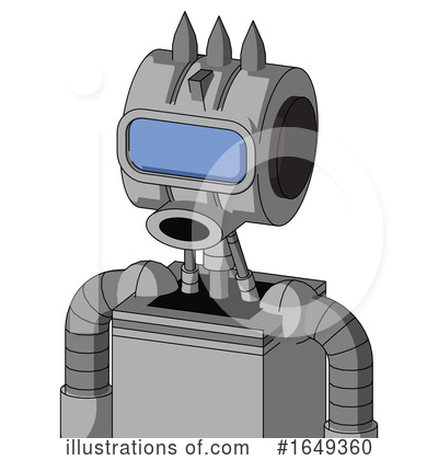 Royalty-Free (RF) Robot Clipart Illustration by Leo Blanchette - Stock Sample #1649360