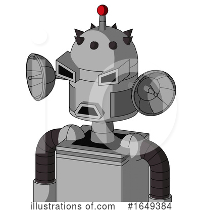 Royalty-Free (RF) Robot Clipart Illustration by Leo Blanchette - Stock Sample #1649384