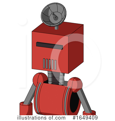 Royalty-Free (RF) Robot Clipart Illustration by Leo Blanchette - Stock Sample #1649409