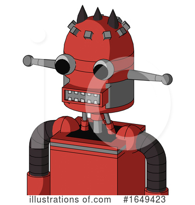 Royalty-Free (RF) Robot Clipart Illustration by Leo Blanchette - Stock Sample #1649423