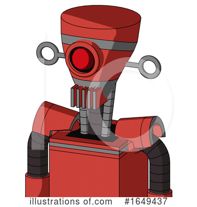 Royalty-Free (RF) Robot Clipart Illustration by Leo Blanchette - Stock Sample #1649437