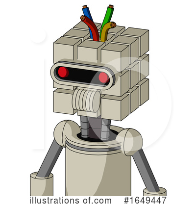 Royalty-Free (RF) Robot Clipart Illustration by Leo Blanchette - Stock Sample #1649447