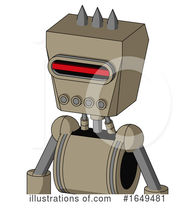 Royalty-Free (RF) Robot Clipart Illustration by Leo Blanchette - Stock Sample #1649481