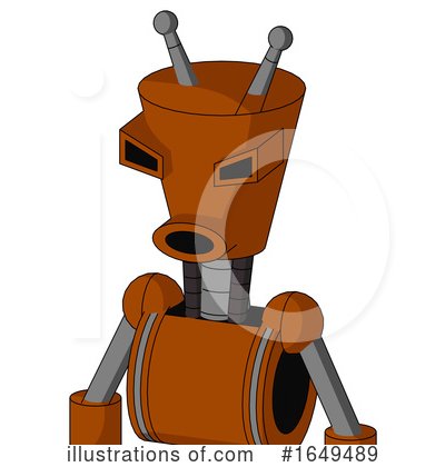 Royalty-Free (RF) Robot Clipart Illustration by Leo Blanchette - Stock Sample #1649489