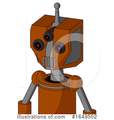 Royalty-Free (RF) Robot Clipart Illustration by Leo Blanchette - Stock Sample #1649502