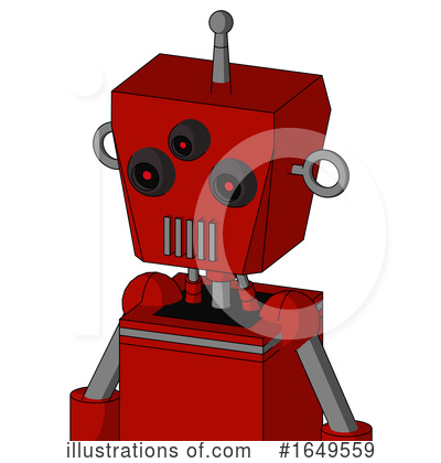 Royalty-Free (RF) Robot Clipart Illustration by Leo Blanchette - Stock Sample #1649559