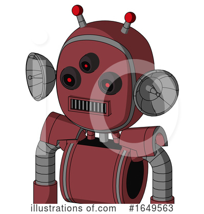 Royalty-Free (RF) Robot Clipart Illustration by Leo Blanchette - Stock Sample #1649563