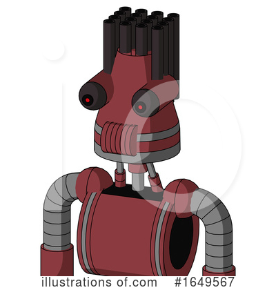 Royalty-Free (RF) Robot Clipart Illustration by Leo Blanchette - Stock Sample #1649567