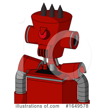 Royalty-Free (RF) Robot Clipart Illustration by Leo Blanchette - Stock Sample #1649578