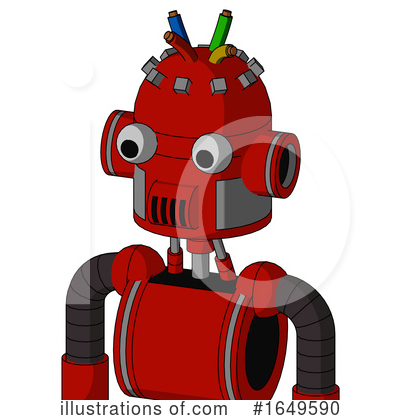 Royalty-Free (RF) Robot Clipart Illustration by Leo Blanchette - Stock Sample #1649590
