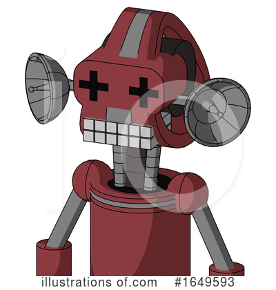Royalty-Free (RF) Robot Clipart Illustration by Leo Blanchette - Stock Sample #1649593