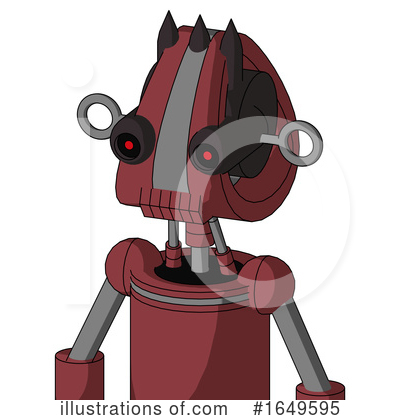Royalty-Free (RF) Robot Clipart Illustration by Leo Blanchette - Stock Sample #1649595