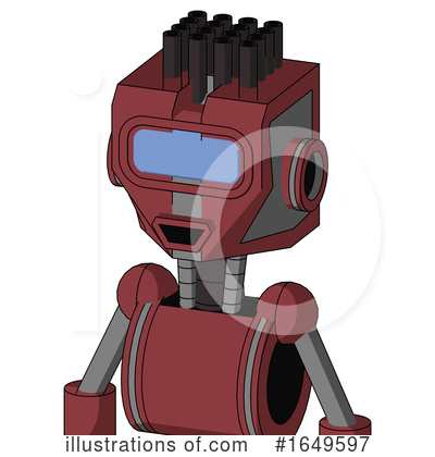 Royalty-Free (RF) Robot Clipart Illustration by Leo Blanchette - Stock Sample #1649597