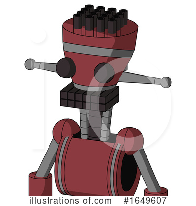 Royalty-Free (RF) Robot Clipart Illustration by Leo Blanchette - Stock Sample #1649607