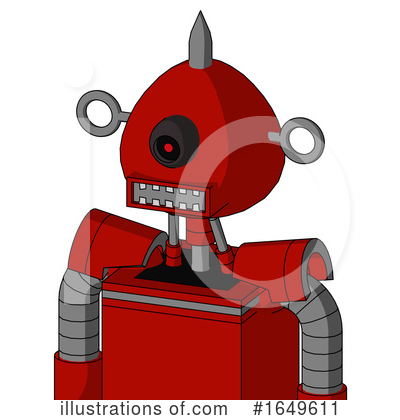 Royalty-Free (RF) Robot Clipart Illustration by Leo Blanchette - Stock Sample #1649611