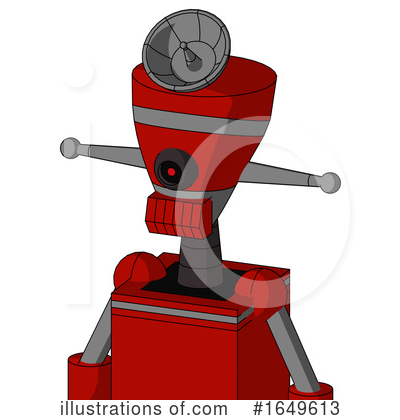 Royalty-Free (RF) Robot Clipart Illustration by Leo Blanchette - Stock Sample #1649613