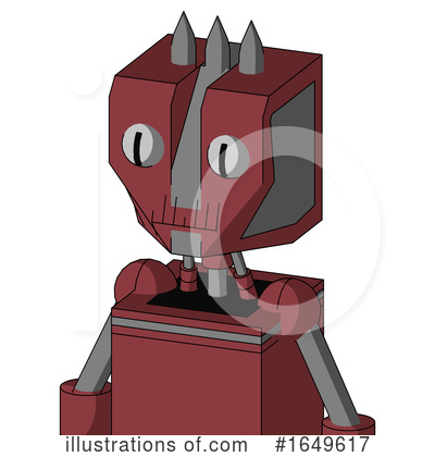 Royalty-Free (RF) Robot Clipart Illustration by Leo Blanchette - Stock Sample #1649617
