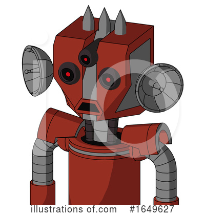 Royalty-Free (RF) Robot Clipart Illustration by Leo Blanchette - Stock Sample #1649627