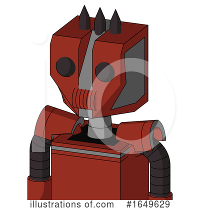 Royalty-Free (RF) Robot Clipart Illustration by Leo Blanchette - Stock Sample #1649629