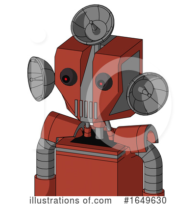 Royalty-Free (RF) Robot Clipart Illustration by Leo Blanchette - Stock Sample #1649630