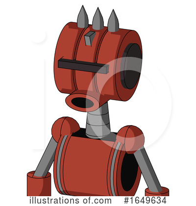 Royalty-Free (RF) Robot Clipart Illustration by Leo Blanchette - Stock Sample #1649634