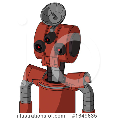 Royalty-Free (RF) Robot Clipart Illustration by Leo Blanchette - Stock Sample #1649635
