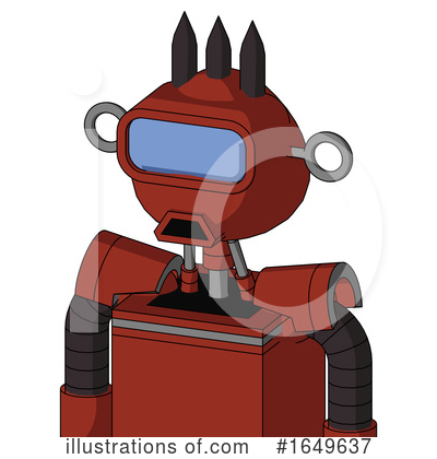 Royalty-Free (RF) Robot Clipart Illustration by Leo Blanchette - Stock Sample #1649637
