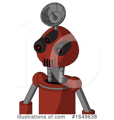 Royalty-Free (RF) Robot Clipart Illustration by Leo Blanchette - Stock Sample #1649638