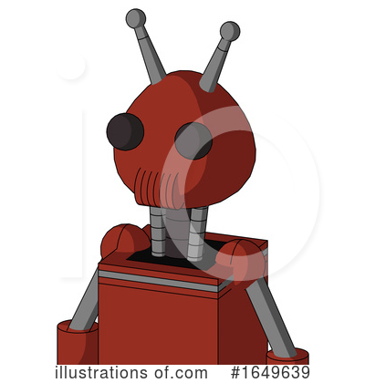 Royalty-Free (RF) Robot Clipart Illustration by Leo Blanchette - Stock Sample #1649639