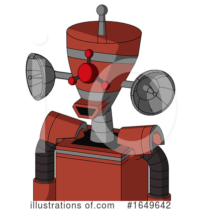 Royalty-Free (RF) Robot Clipart Illustration by Leo Blanchette - Stock Sample #1649642
