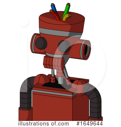 Royalty-Free (RF) Robot Clipart Illustration by Leo Blanchette - Stock Sample #1649644