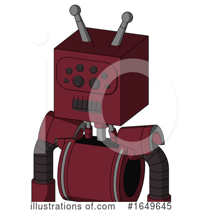 Royalty-Free (RF) Robot Clipart Illustration by Leo Blanchette - Stock Sample #1649645