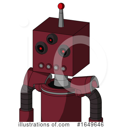 Royalty-Free (RF) Robot Clipart Illustration by Leo Blanchette - Stock Sample #1649646