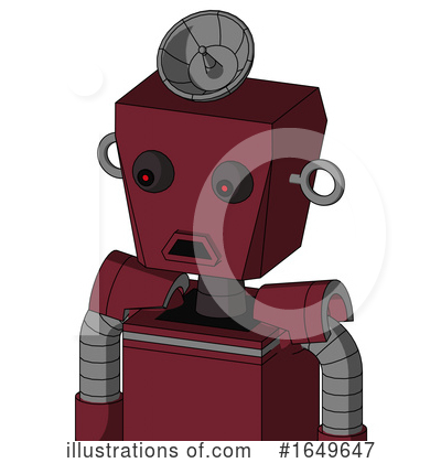 Royalty-Free (RF) Robot Clipart Illustration by Leo Blanchette - Stock Sample #1649647