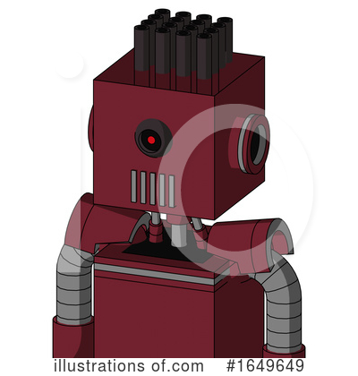 Royalty-Free (RF) Robot Clipart Illustration by Leo Blanchette - Stock Sample #1649649