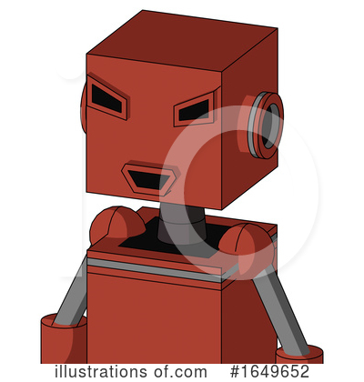 Royalty-Free (RF) Robot Clipart Illustration by Leo Blanchette - Stock Sample #1649652