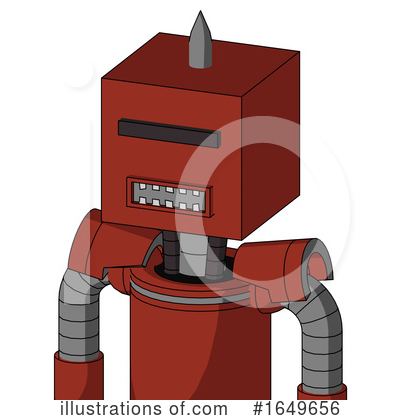 Royalty-Free (RF) Robot Clipart Illustration by Leo Blanchette - Stock Sample #1649656